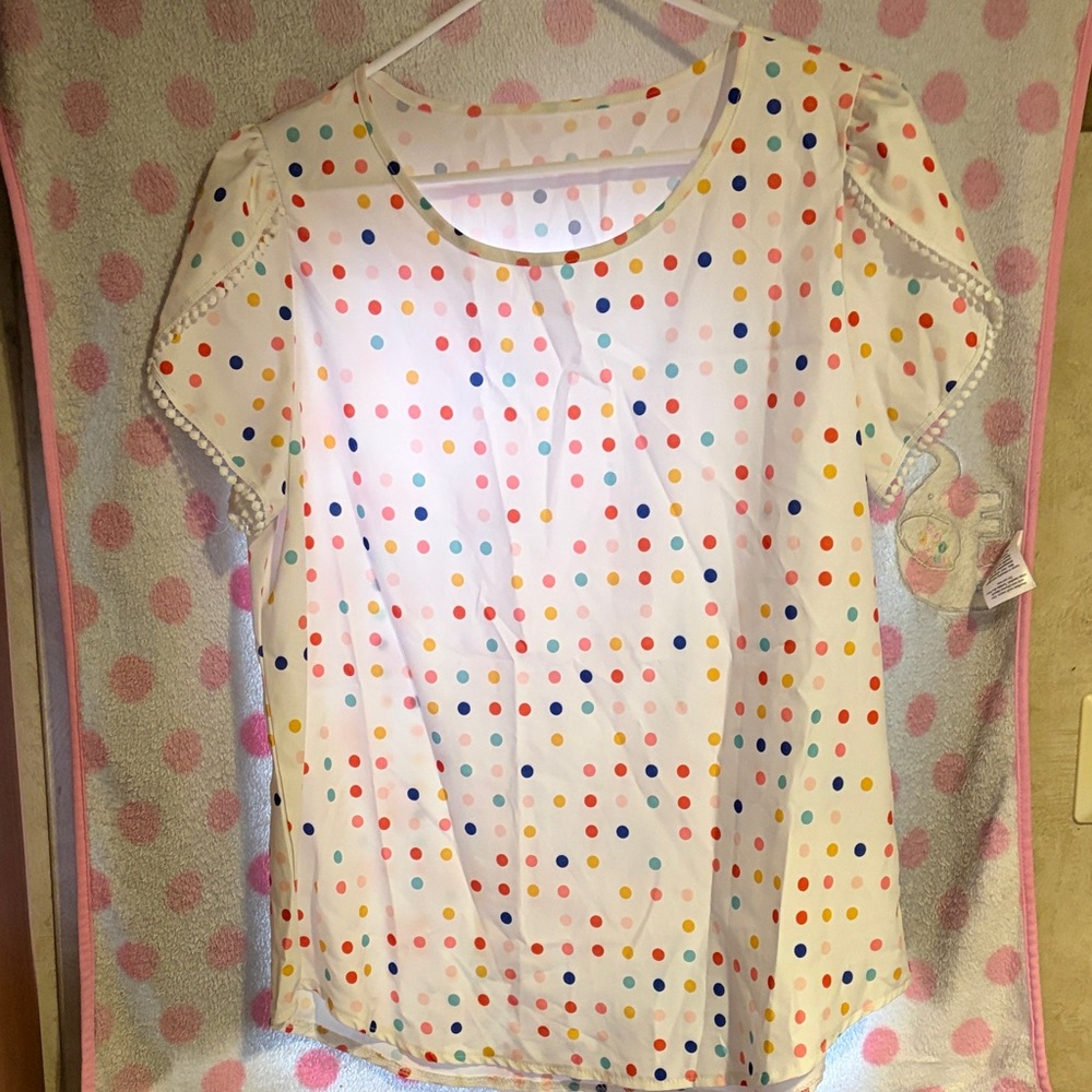 Colorful Polka Dot Kids Shirt